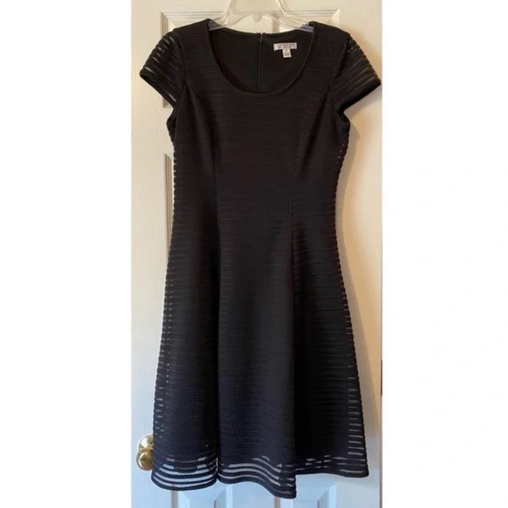 Fit To Flare Black Dress Sz 22W